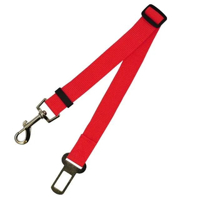 1Pc Adjustable Pet Cat Dog Car Safety Belt Collars Pet Restraint Lead Leash Travel Clip Car Safety Harness For Most Vehicle