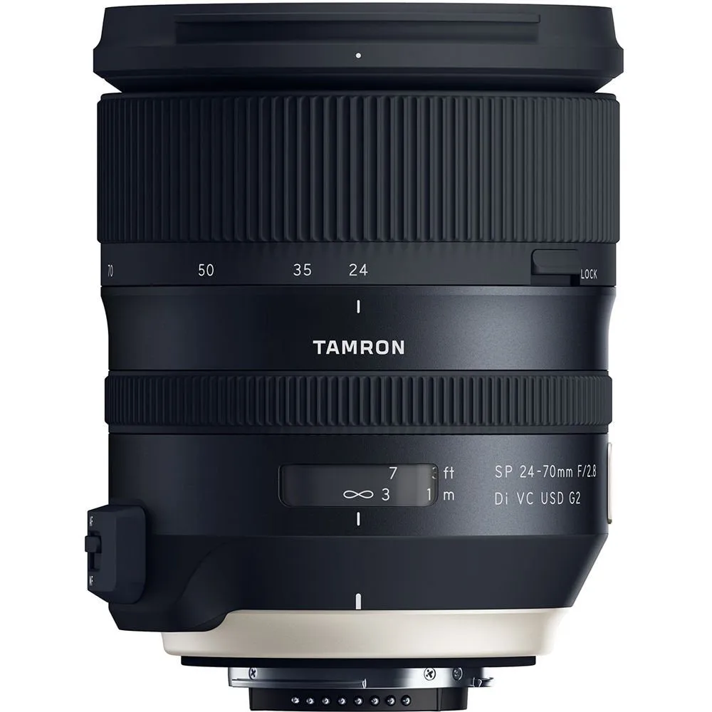 6Ave Tamron SP 24-70mm f/2.8 Di VC USD G2 Lens for Nikon F (International Model)   82mm UV Filter   Lens Cap Keeper   Mi