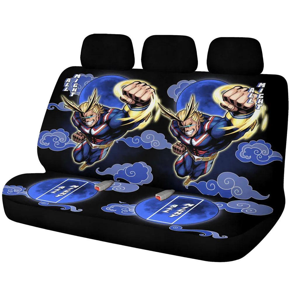 All Might Car Back Seat Covers Custom My Hero Academia Anime Car Accessories