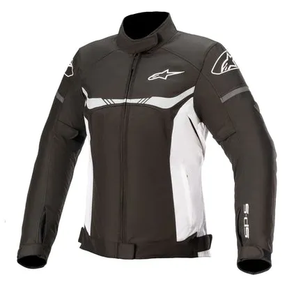 Alpinestars Stella T-SP-S Waterproof Black/White Ladies Motorcycle Jacket