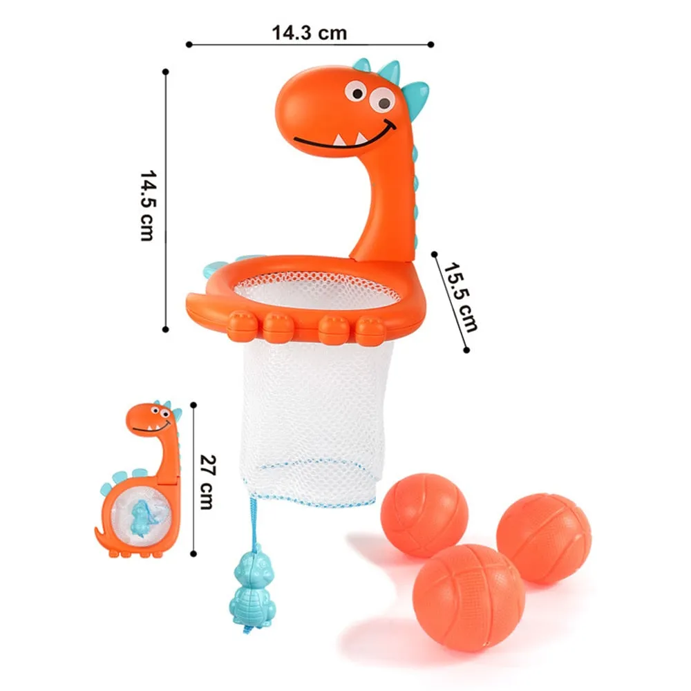 Baby Bath Water Toys Bathroom Bathtub Shooting Basketball Hoop