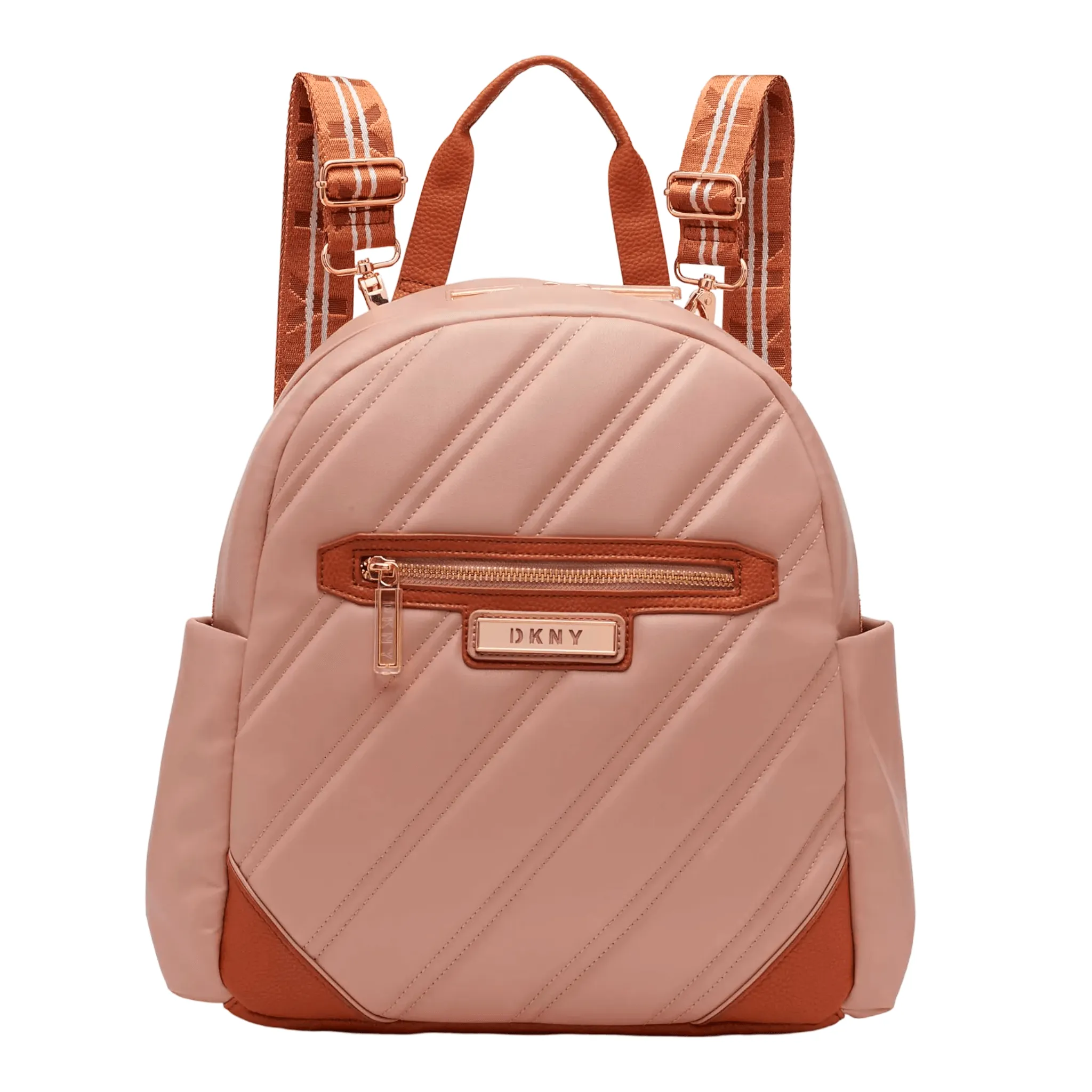 Backpack Dkny Bias 15" Carry-On, dark pink/brown