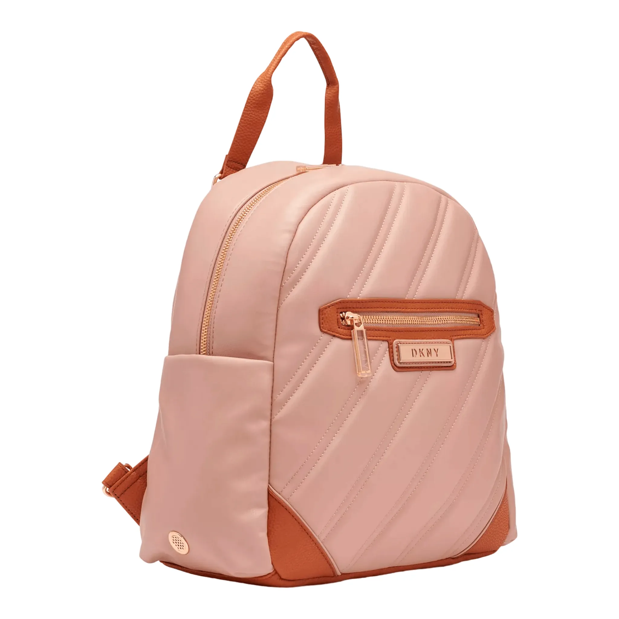 Backpack Dkny Bias 15" Carry-On, dark pink/brown