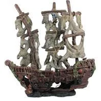 Bio Bubble Pets Llc - Mystery Pirate Ship Aquarium Ornament