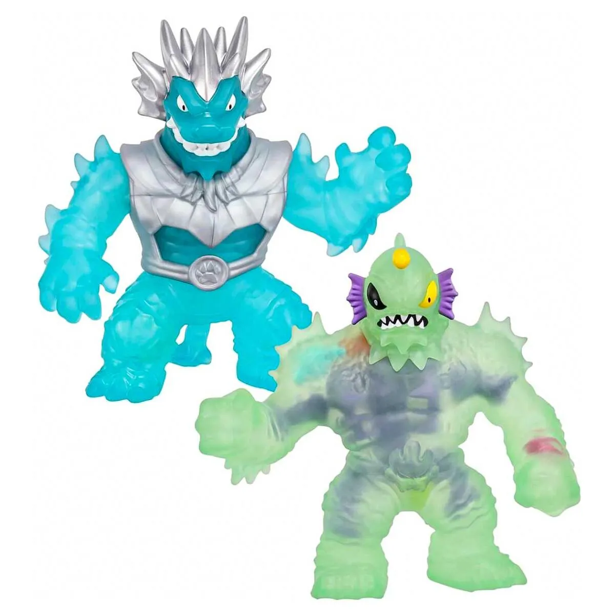 Blazagon vs Horriglow - Heroes of Goo Jit Zu Deep Goo Sea Ice Blast - Stretch Figures