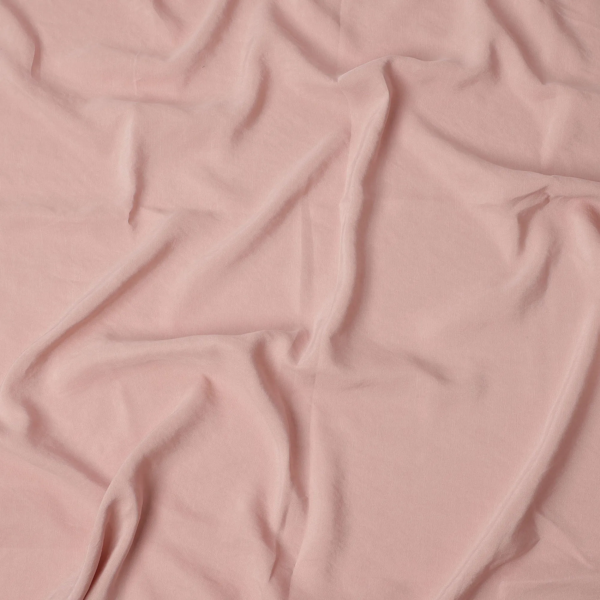 Blush Pink Sustainable Cupro Linen Fabric, 140 cm Width - Biodegradable, Made in Japan-D21113