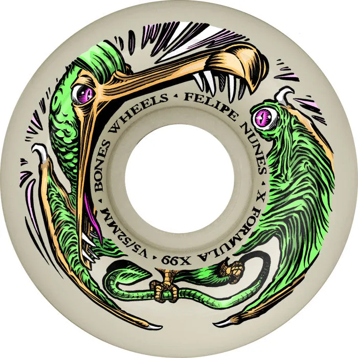 BONES WHEELS DINO-SORTAS X-FORMULA NUNES V5 SIDECUT 99A (52MM)