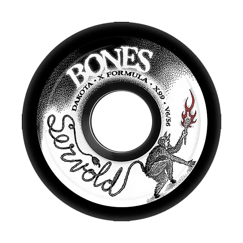 BONES WHEELS SERVOLD ETERNAL SEARCH X-FORMULA 99A V6 WIDECUT BLACK (56MM)