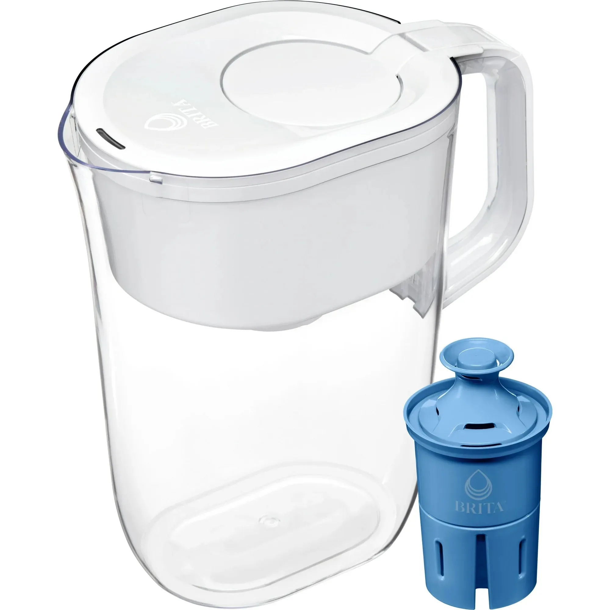 Brita 10 Cup Water Filter Pitcher   1 Filter – White