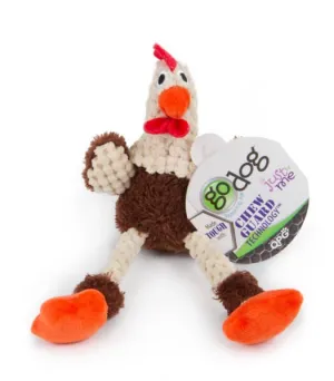 Brown Skinny Rooster Dog Toy