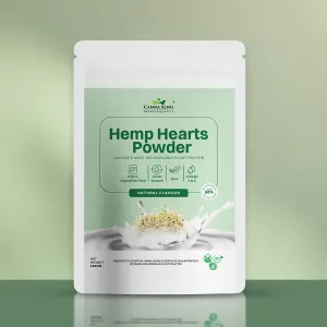 Cannaking Hemp Hearts Protein Powder - Natural: Unflavored, Unsweetened, 100% Natural Water Soluble Plant Protein Powder