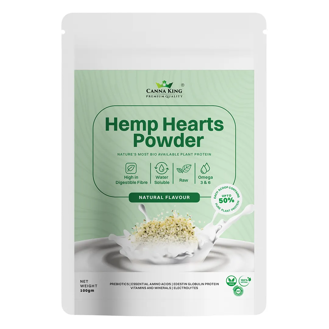 Cannaking Hemp Hearts Protein Powder - Natural: Unflavored, Unsweetened, 100% Natural Water Soluble Plant Protein Powder