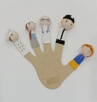 Community Crochet Finger Puppets