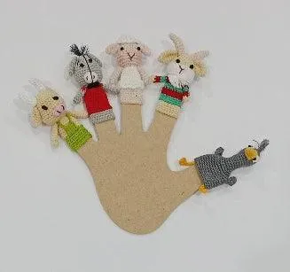 Community Crochet Finger Puppets