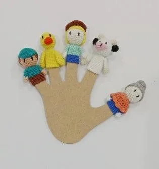 Community Crochet Finger Puppets