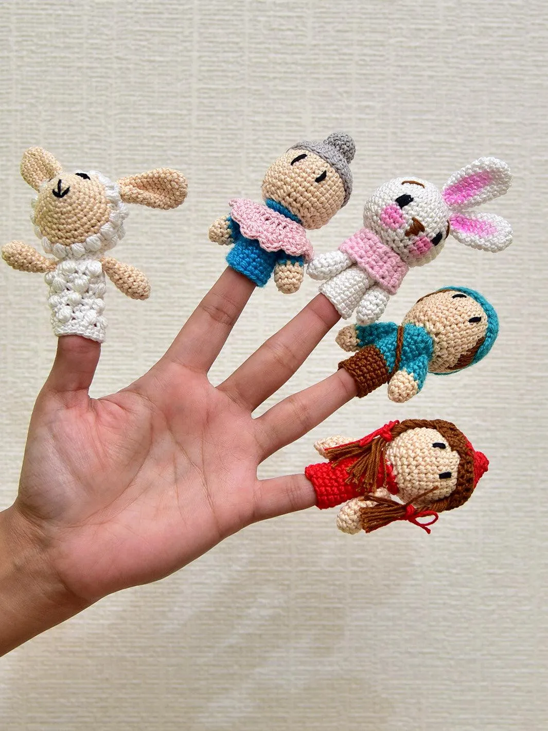 Community Crochet Finger Puppets