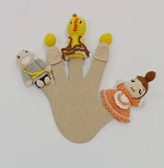 Community Crochet Finger Puppets