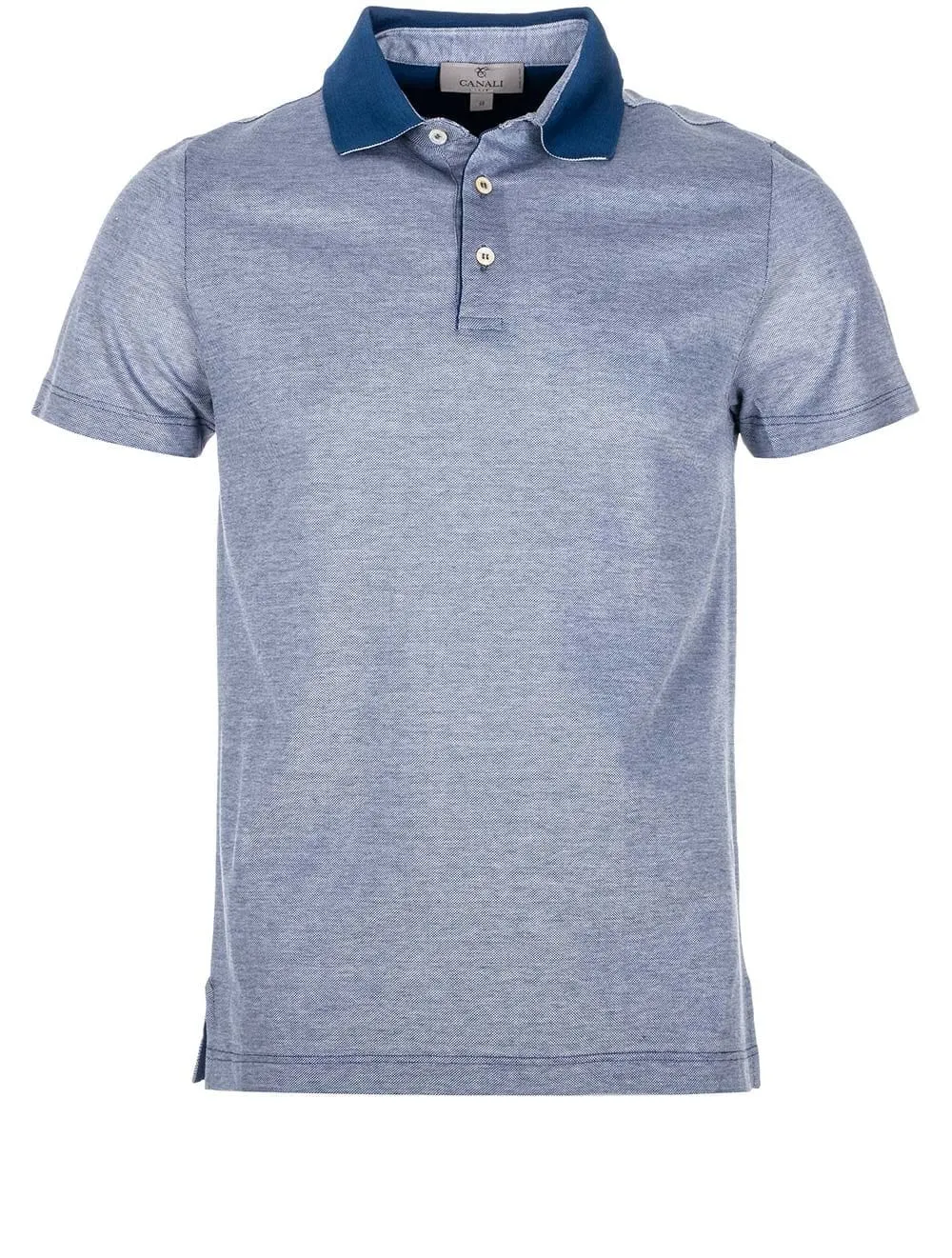 Contrast Collar Polo Shirt Blue/305