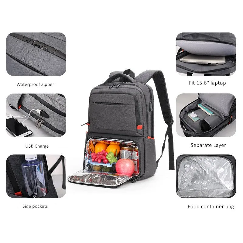 Cooler Backpack Insulated Cooler Backpack with Lunch Compartment