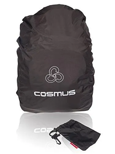 Cosmus Black Rain & Dust Cover With Pouch For 50 Ltrs Laptop Bags And Backpacks