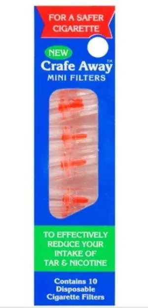 Crafe Away Mini Filters - 12 Packs of 10