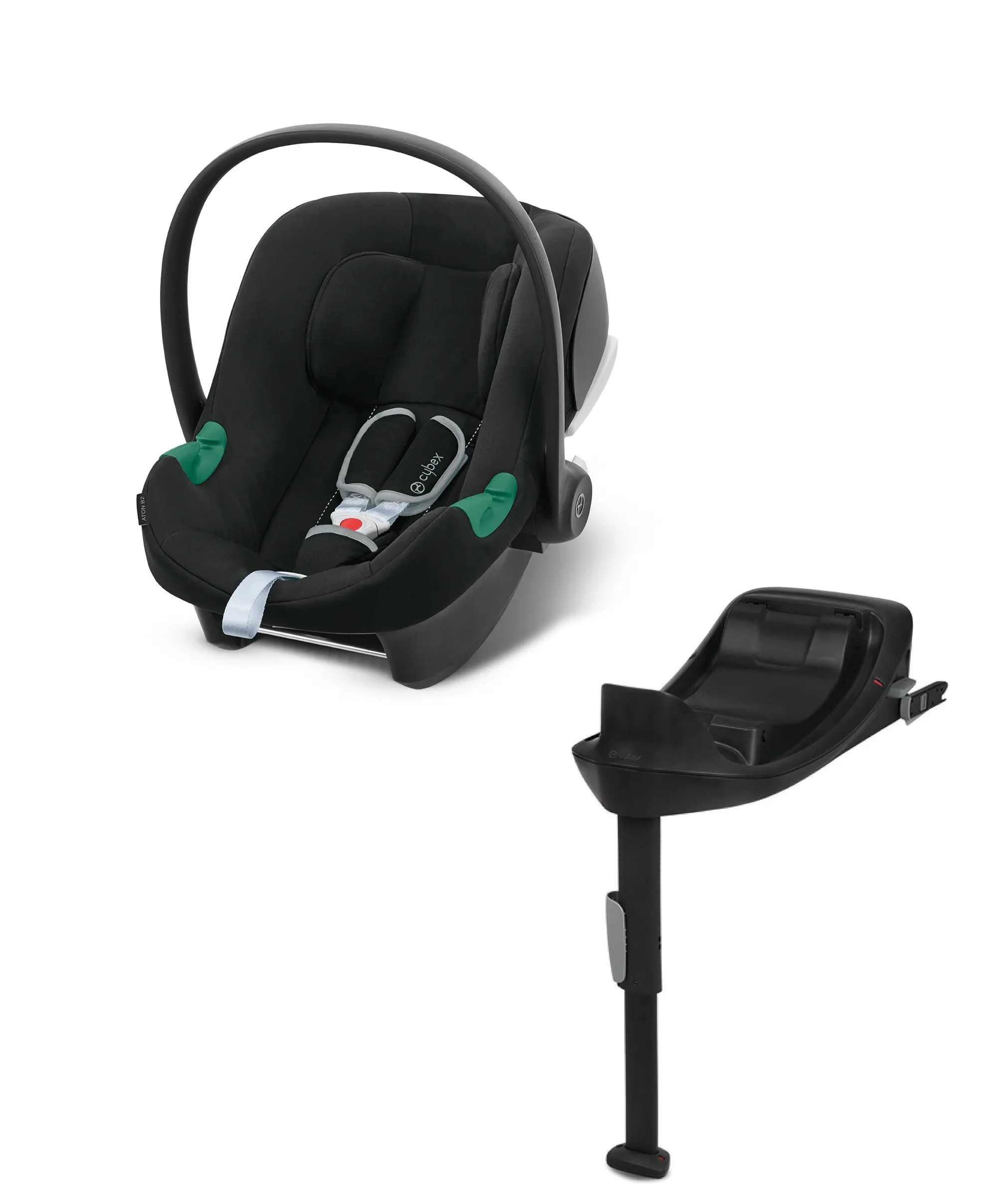 Cybex Aton B2 i-Size Infant Car Seat & Base - Volcano Black