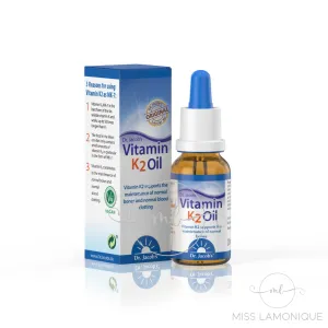 Dr. Jacob's Vitamin K2 Oil, 20 ml