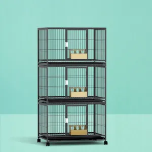 Expandable Large Bird Cage, 3 Trays & Feeder, i.Pet