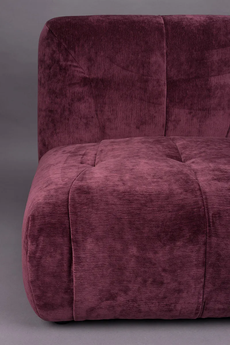 Giada Velvet 1 Seater Sofa