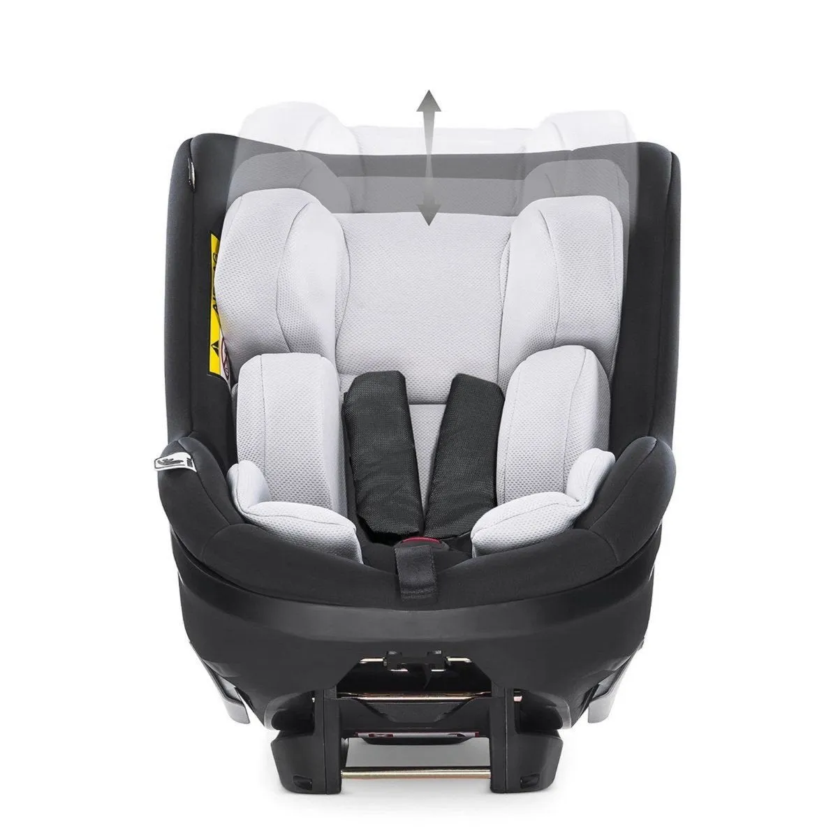 Hauck Ipro Kids Convertible Car Seat For Baby & Kids- Caviar