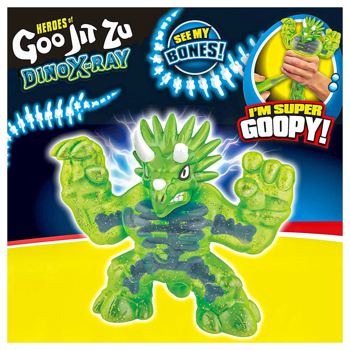 Heroes of Goo Jit Zu Dino X-Ray Tritops Stretch Figure