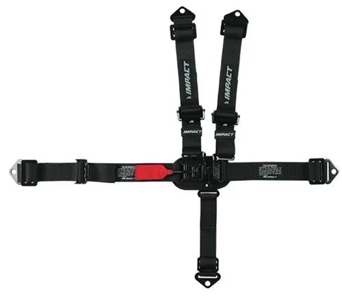 Impact 16.2 Junior Latch & Link Restraints - 5-Point - Black