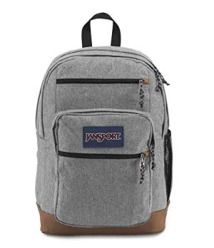 JanSport Backpack, with 15-inch Laptop Sleeve, Grey Letterman - Large Computer Bag Rucksack with 2 Compartments, Ergonomic Straps - Bag for Men, Women