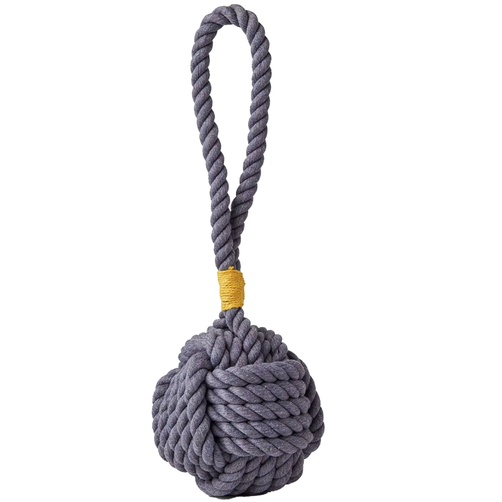 Jax & Bones Celtic Knot Rope Dog Toy - Grey