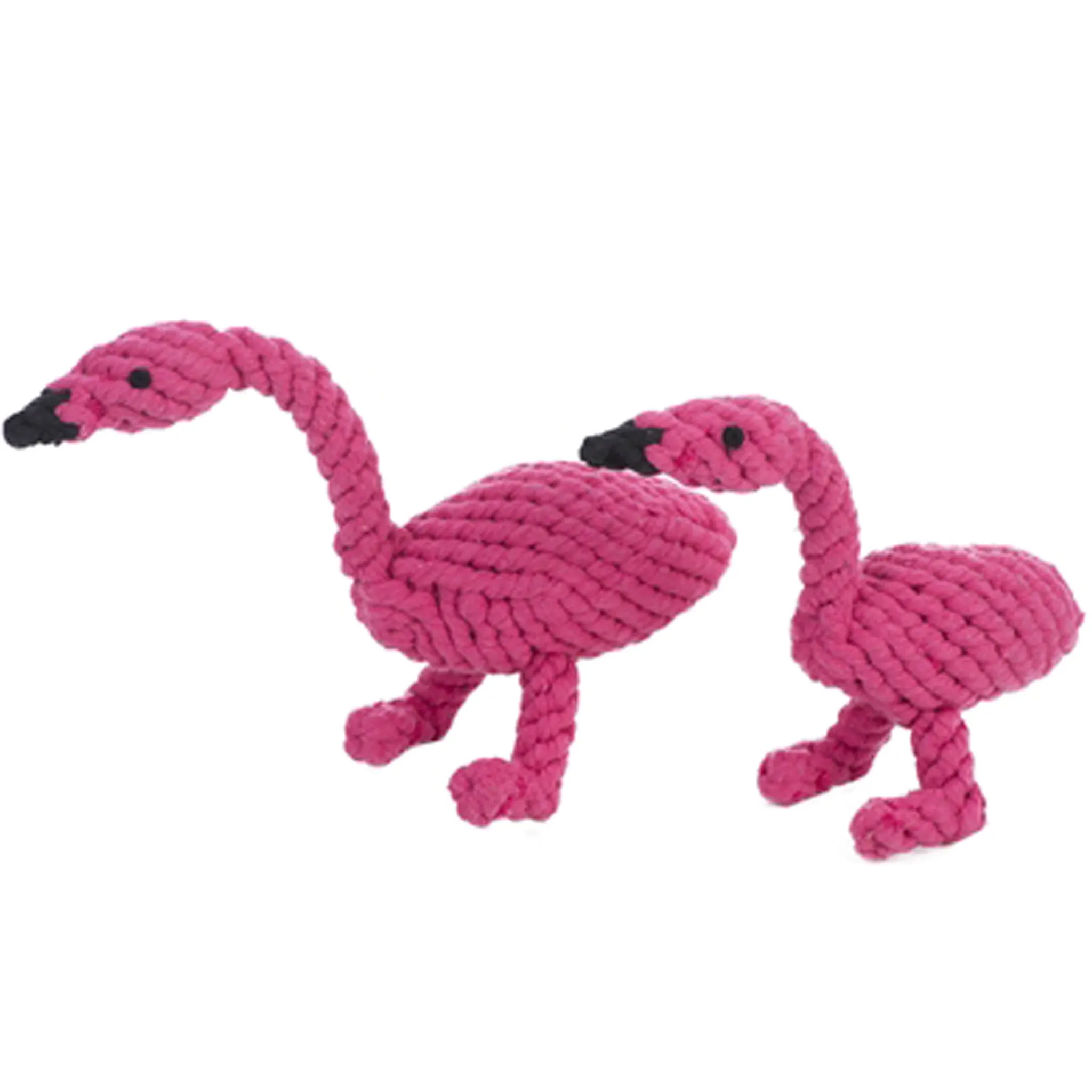 Jax & Bones Fran Flamingo Rope Dog Toy