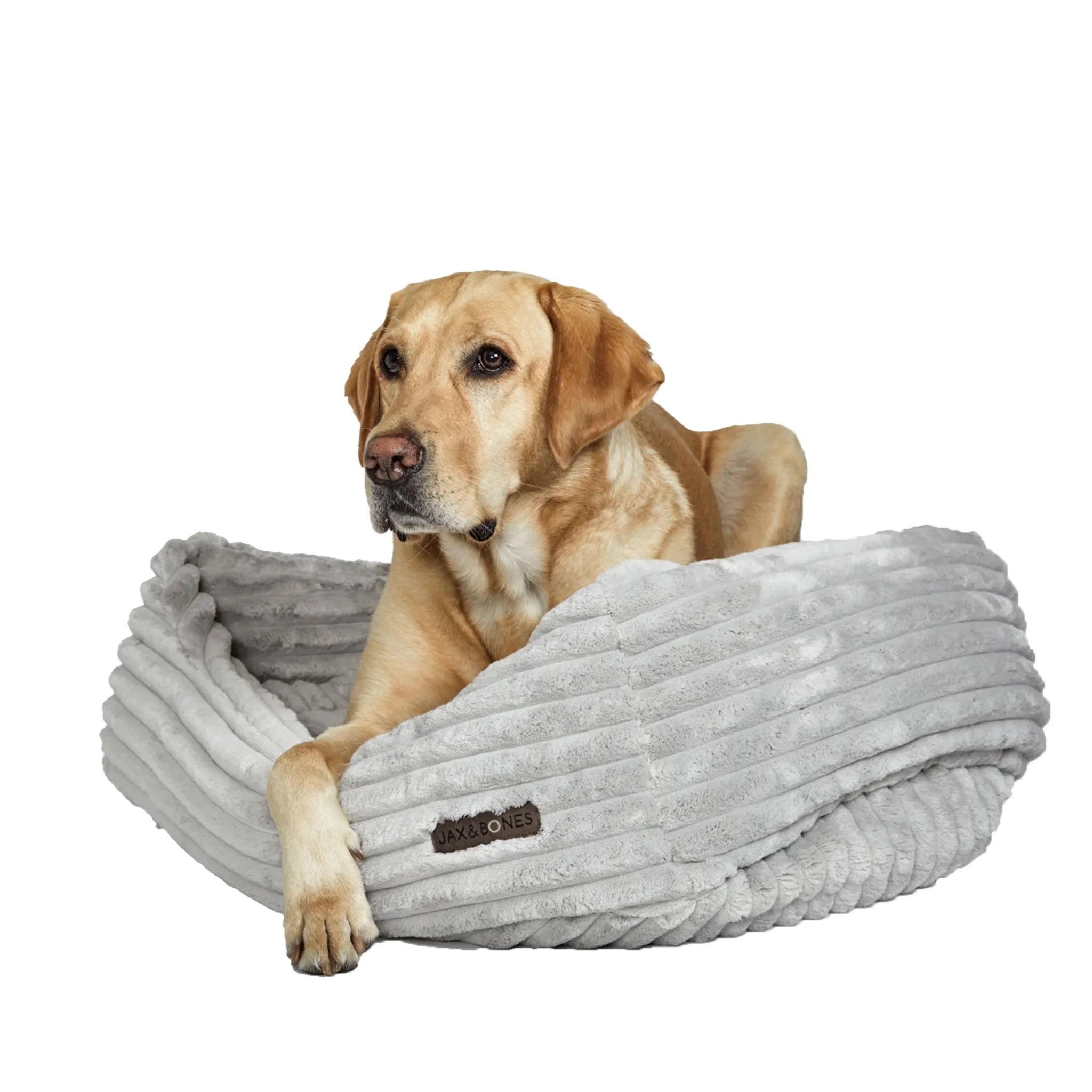 Jax & Bones Napper Dog Bed - Luna Grey