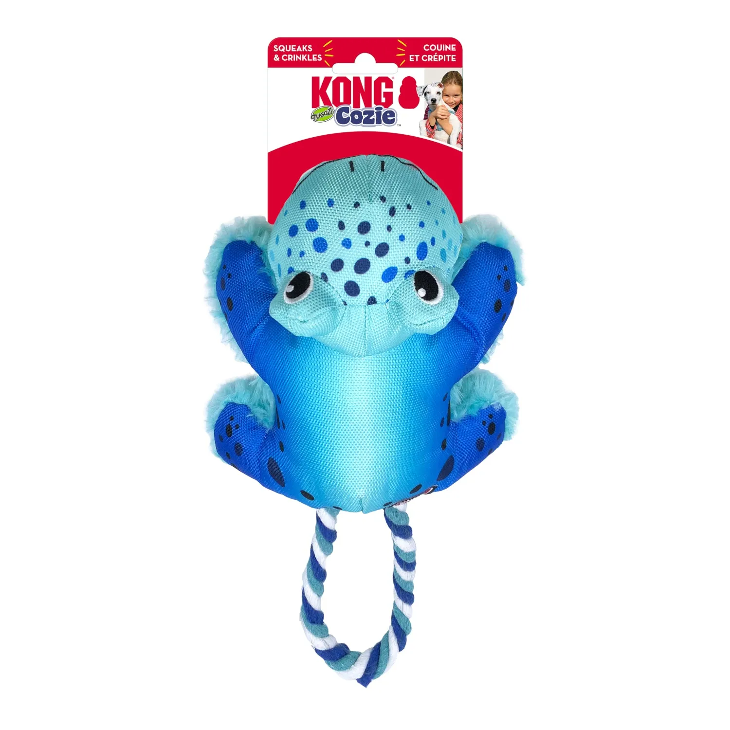 KONG Cozie Tuggz Frog