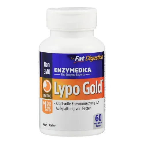 Lipase, Amylase, Protease, LYPO Gold Capsules