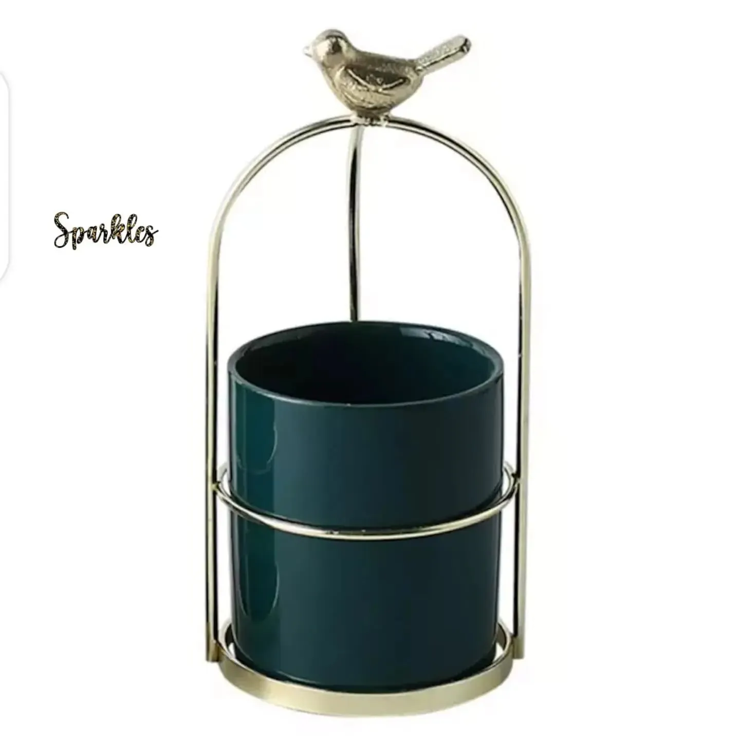 MODERN MARBLE CERAMIC SPARROW PLANTER