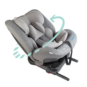 Moon - Rover - Baby/infant Car Seat Group (0 ,1,2,3) 360â° Rotate - Grey