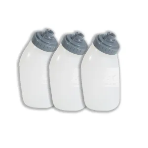 Nathan Replacement 8 oz Nutrition Flask with Race Cap - Pack of 3