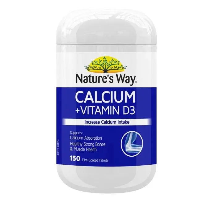 Nature's Way Calcium   Vitamin D3 150 Tablets