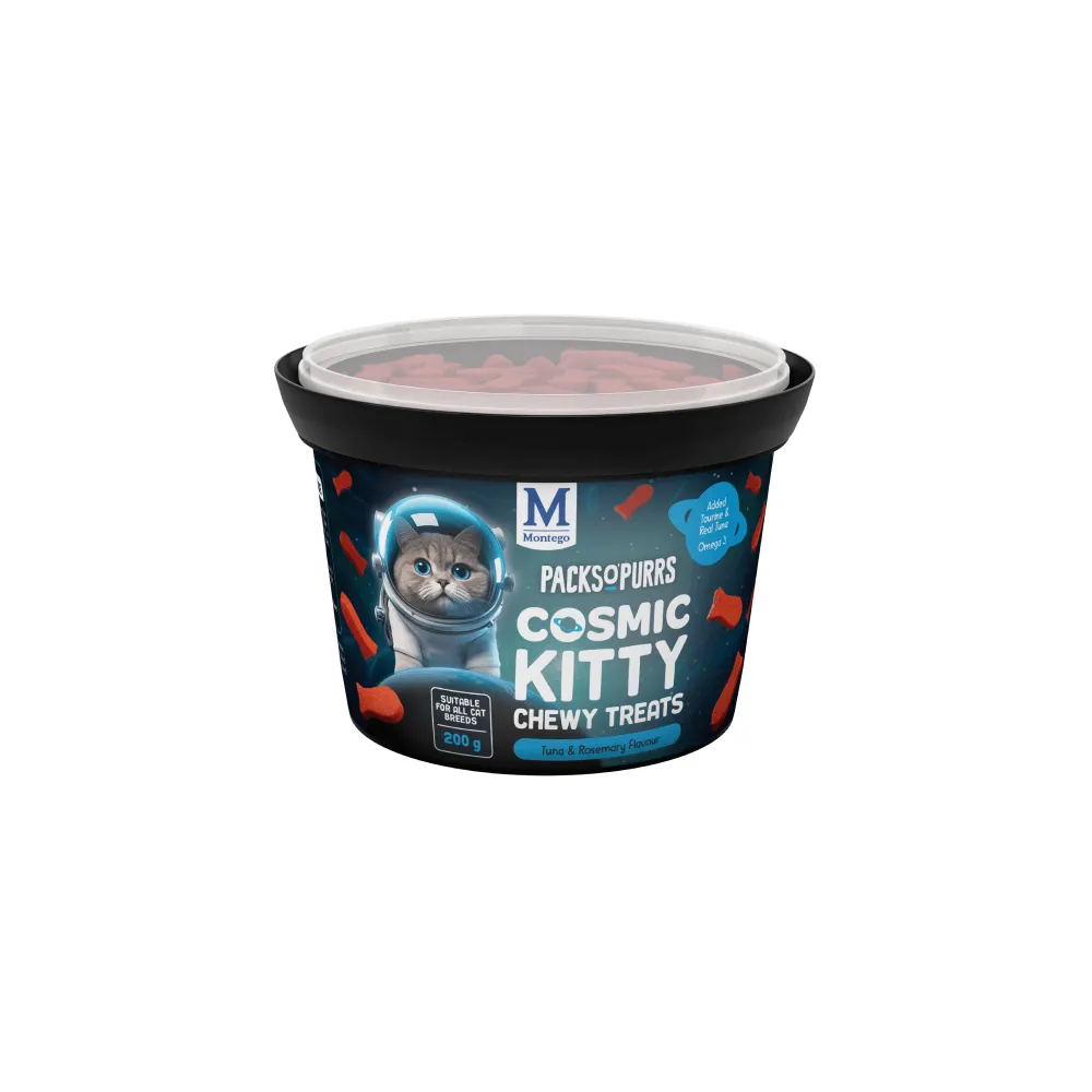 Packs O' Purrs Cosmic Kitty Chewy Tuna & Rosemary Cat Treats