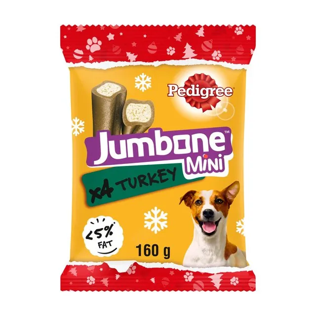 Pedigree | Christmas Dog Treat | Turkey Jumbone - Small