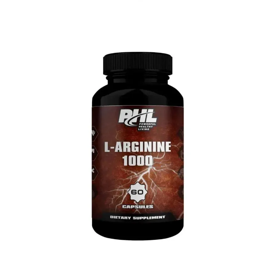 PHL L-Arginine 1000 mg capsules 60s