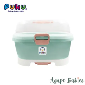 Puku Bottle Storage Container - Blue/Green