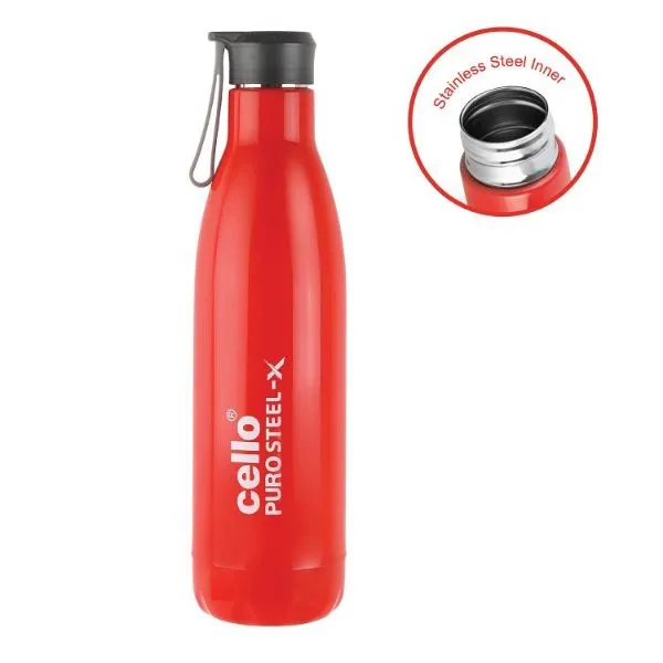 Puro Steel-X Rover 900 Water Bottle, 720ml