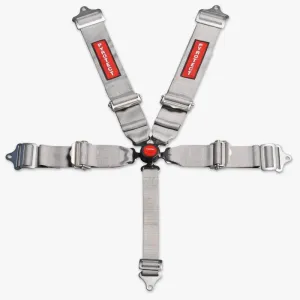 Pyrotect 5-Point Ultra-Light Camlock Harness - 3" Width - Pull Down Adjust - Red