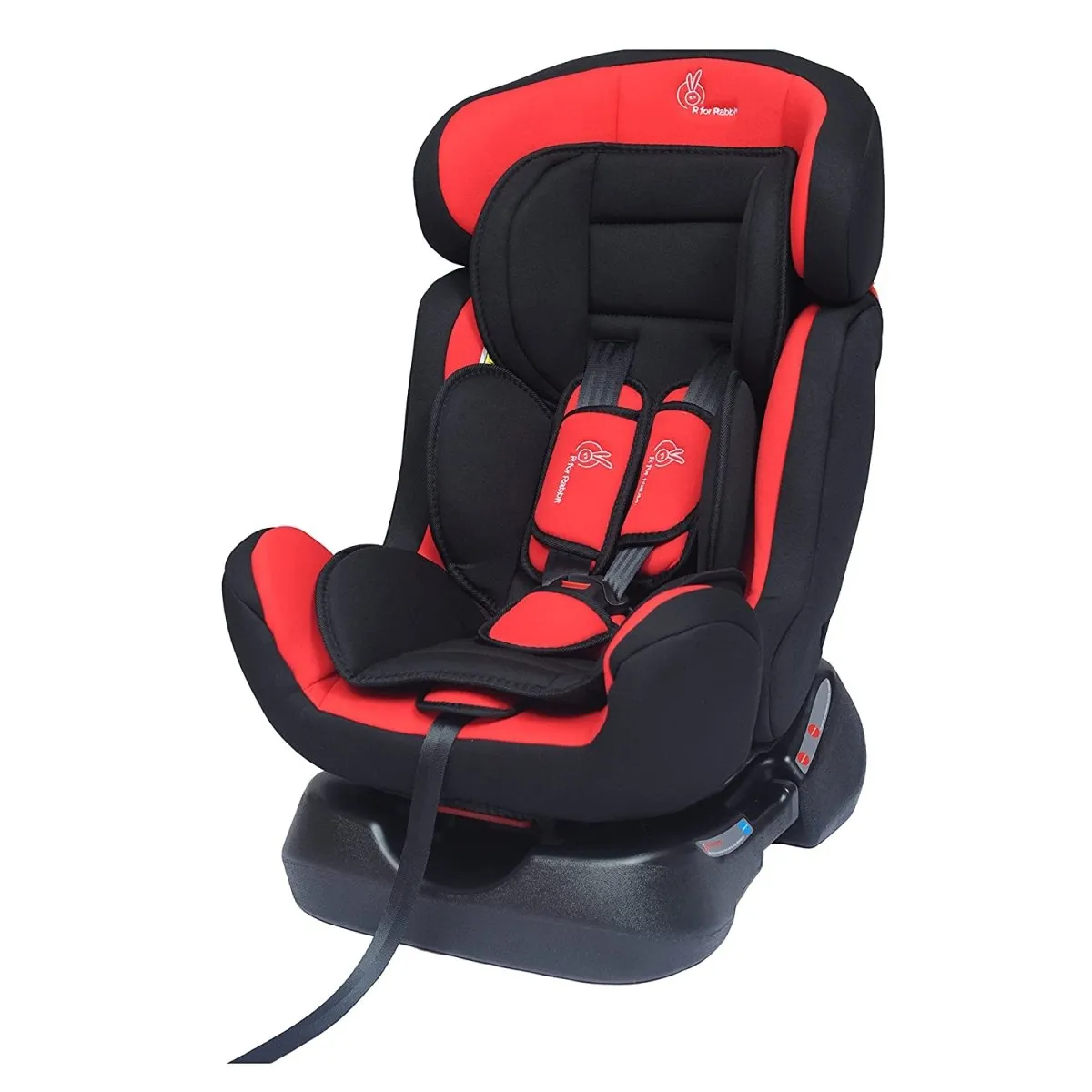 R for Rabbit Convertible Baby Car Seat Jack N Jill Grand- Red Black