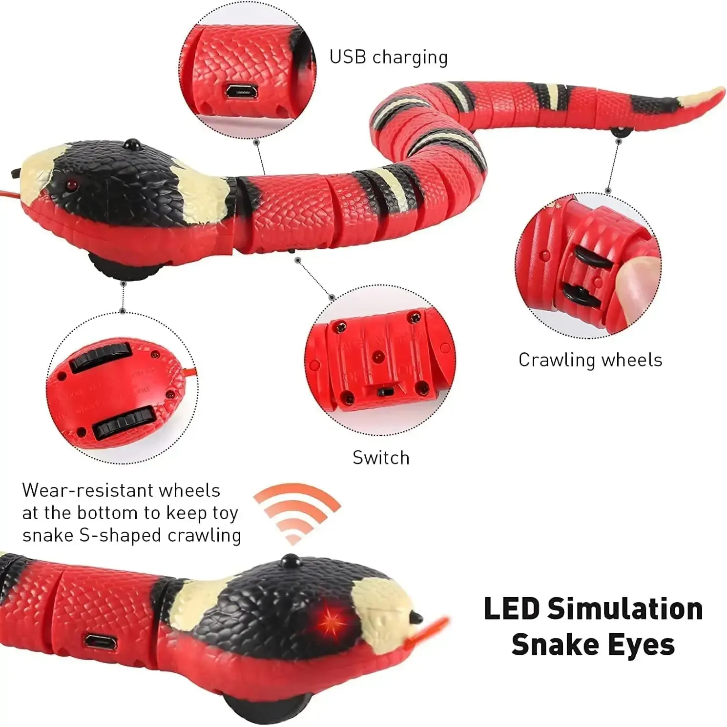 Rechargeable Smart Sensor Snake/Mouse